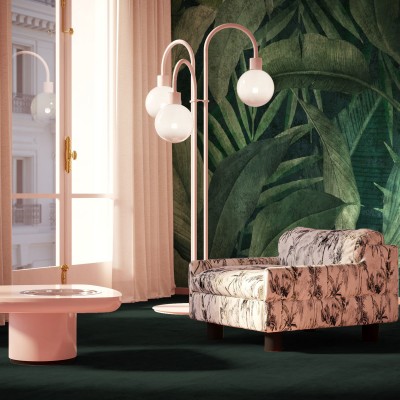 Tapet cu design tropical opulent - Giopagani / Remember (verde)