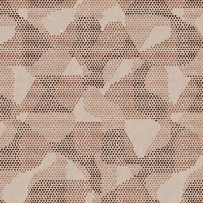 Wallpaper Giopagani / White Rabbit (bej) cu design geometric abstract, puncte de diferite dimensiuni si nuante de bej.