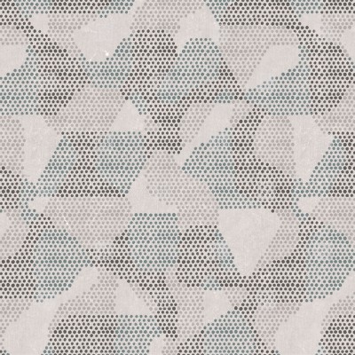 Tapet geometric abstract Giopagani / White Rabbit (alb)