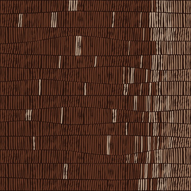 Tapet cu design abstract in tonuri de maro inchis cu accente de bej
