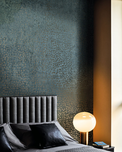 Tapet Giopagani / For Your Pleasure (petrol) - design modern cu textura unică și nuanță vibrantă de petrol. Tapetul se potrivește perfect pentru dormitoare, livinguri sau spații comerciale.
