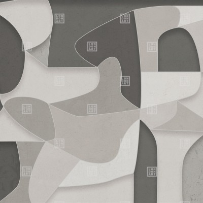 Wallpaper geometric abstract cu tonuri de gri delicate