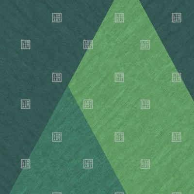 Tapet geometric modern cu triunghiuri în nuanțe de verde