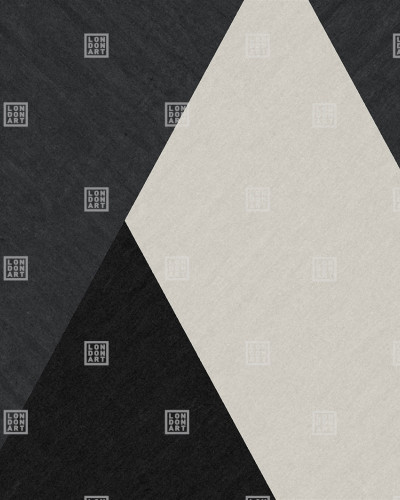 Tapet geometric minimalist cu un design modern în nuanțe de negru și gri deschis.