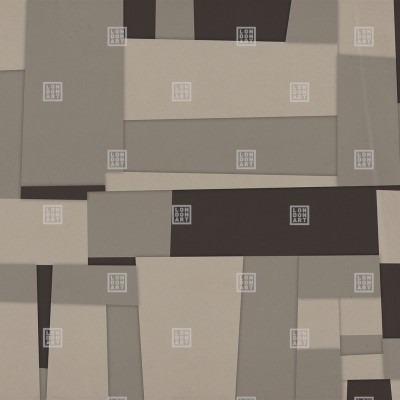 Tapet modern cu design geometric în nuanțe de gri și negru