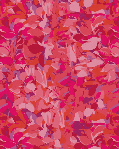 Fototapet floral cu flori roz, Giopagani / Berkshire Poppies (roz)
