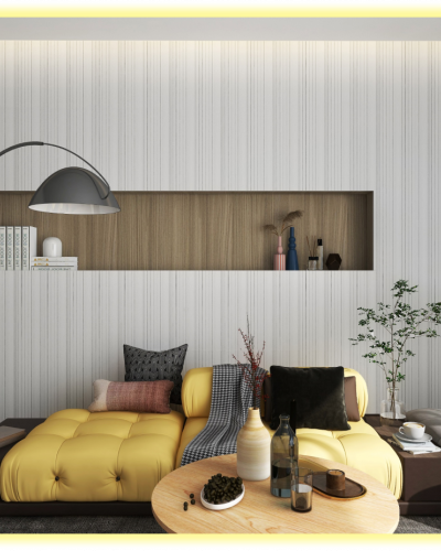 Panou decorativ 3D riflat, model WP4