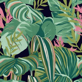 Tapet designer Tropical Foliage, Anthracite, MINDTHEGAP, 4.68mp / cutie