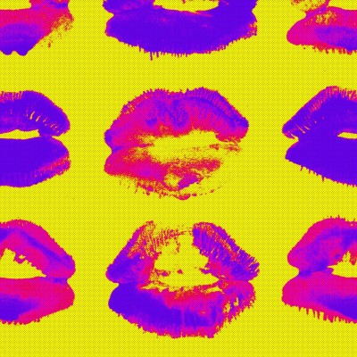 Tapet designer Neon Kiss, MINDTHEGAP, 4.68mp / cutie, Tapet living 