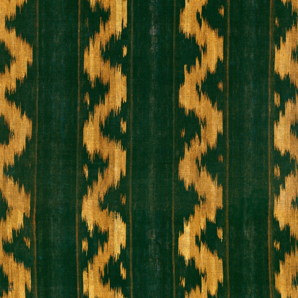 designer Vintage Ikat, Topiary Green, MINDTHEGAP, 5.2mp / rola