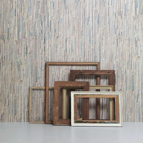 designer Remixed Blue Stripes by Arthur Slenk, NLXL, 4.4mp / rola