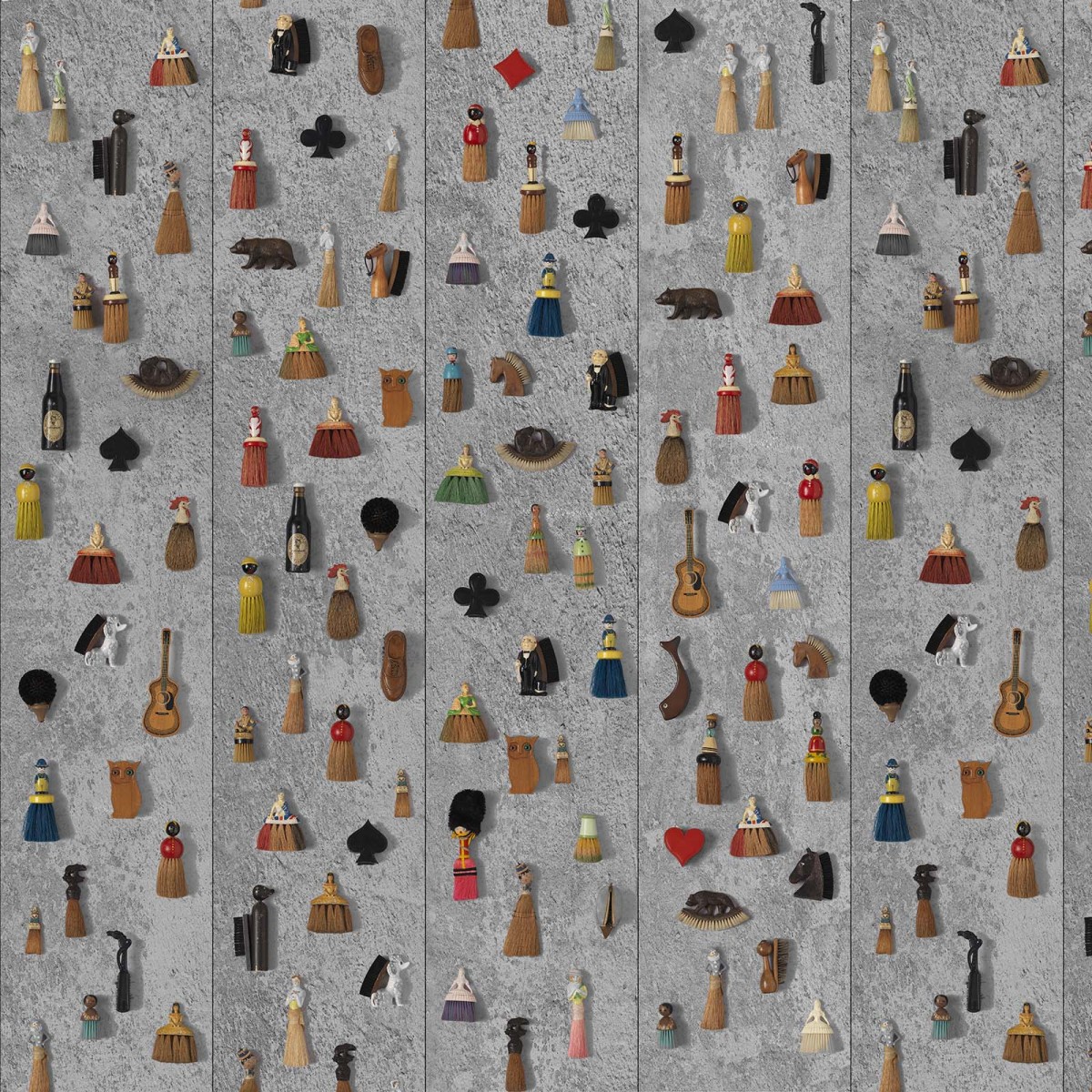 Tapet designer Obsession Brooms by Daniel Rozensztroch, NLXL, 4.9mp / rola, Tapet Exclusivist 