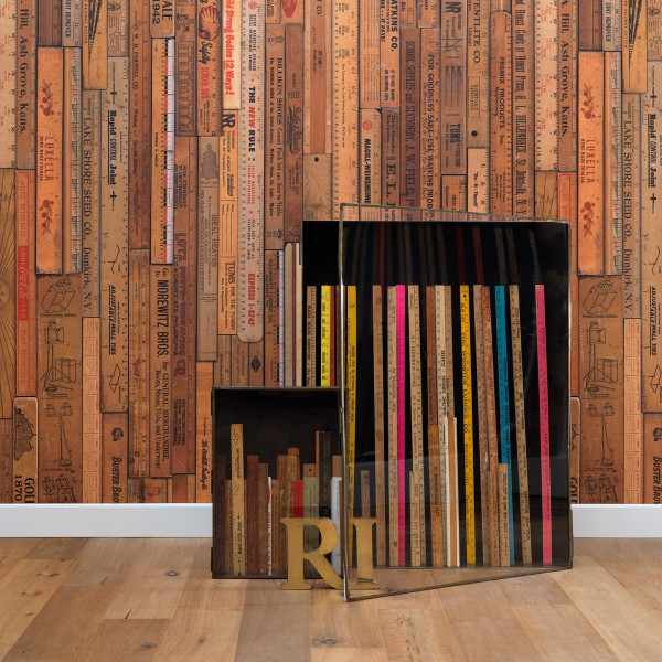designer Printed Rulers Small by Mr and Mrs Vintage, NLXL, 4.9mp / rola
