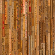 Tapet designer Printed Rulers Small by Mr and Mrs Vintage, NLXL, 4.9mp / rola