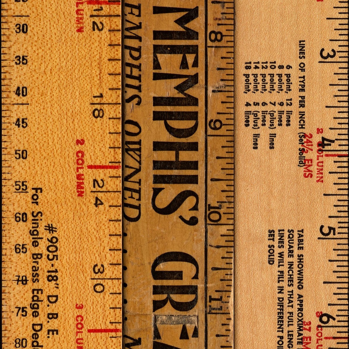 Tapet designer Printed Rulers Large by Mr and Mrs Vintage, NLXL, 4.9mp / rola, Tapet Exclusivist 