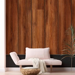 Tapet designer Wood Panels, Mahogany by Mr & Mrs Vintage, NLXL, 4,87mp/rolă