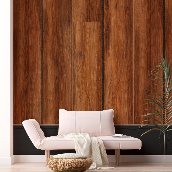 designer Wood Panels, Mahogany by Mr & Mrs Vintage, NLXL, 4,87mp/rolă