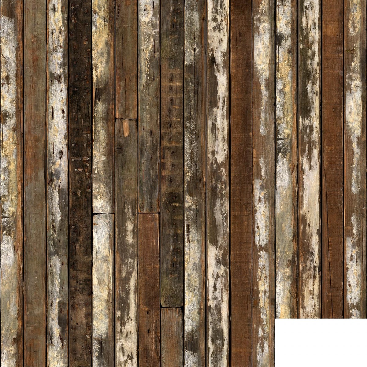 Tapet designer Scrapwood, White/Brown Beams by Piet Hein Eek, NLXL, 4.4mp / rola, Tapet Exclusivist 