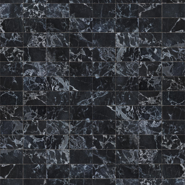 designer Materials Marble, Tiles 24.4x15.4cm, Black by Piet Hein Eek, NLXL, 4.9mp / rola