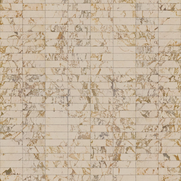 designer Materials Marble, Tiles 24.4x7.7cm, Beige by Piet Hein Eek, NLXL, 4.9mp / rola