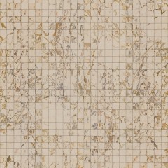 Tapet designer Materials Marble, Tiles 8.1x7.7cm, Beige by Piet Hein Eek, NLXL, 4.9mp / rola