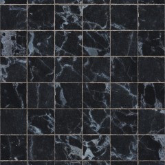 Tapet designer Materials Marble, Tiles 8.1x7.7cm, Black by Piet Hein Eek, NLXL, 4.9mp / rola