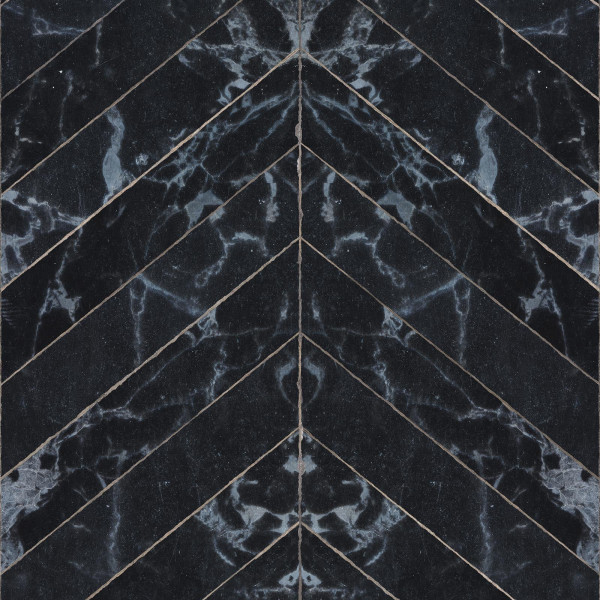 designer Materials Marble, Herring Bone, Black by Piet Hein Eek, NLXL, 4.9mp / rola