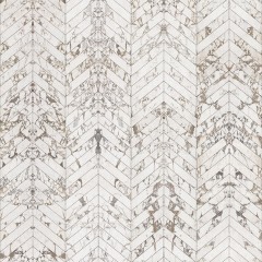 Tapet designer Materials Marble, Herring Bone, White by Piet Hein Eek, NLXL, 4.9mp / rola