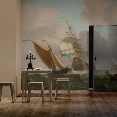 Tapet designer Rough Sea by Rijksmuseum, NLXL, 7.3 - 11.7 mp / model, Tapet Exclusivist 