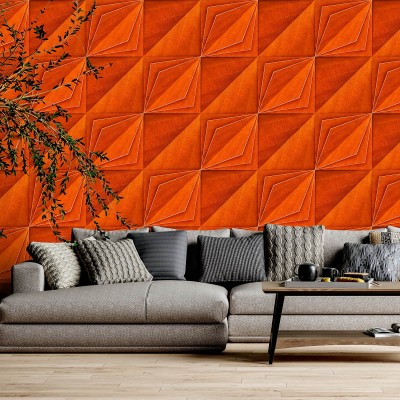 Tapet designer Forest Unfold, Orange Bloom by Suzan Hijink, NLXL, 4.9mp/rola, Tapet living 