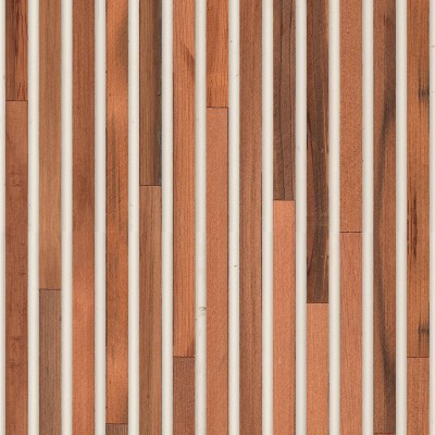 Tapet designer Timber Strips Teak on White by Piet Hein Eek, NLXL, 4.9mp / rola, Tapet hol 