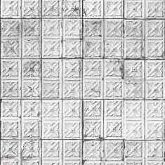 Tapet designer Brooklyn Tins, Small Grey by MERCI, NLXL, 4.9mp / rola