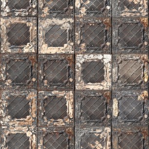 Tapet designer Brooklyn Tins, Brown by MERCI, NLXL, 4.9mp / rola