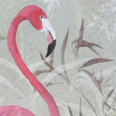 Tapet designer Flamingo’s Garden by UON, NLXL, 1.6 mp / segment