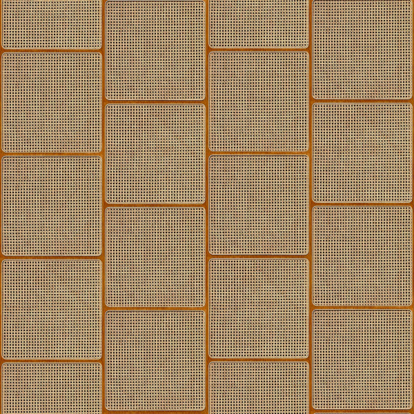 designer VOS Square Cane Webbing, Oak by Roderick Vos, NLXL, 4.87mp/rola