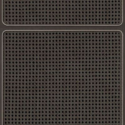 Tapet designer VOS Square Cane Webbing, Black by Roderick Vos, NLXL, 4.87mp/rola,  