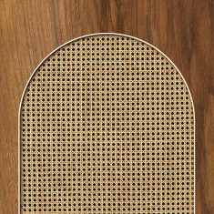 Tapet designer VOS Tube Cane Webbing, Oak by Roderick Vos, NLXL, 5.2mp/rola