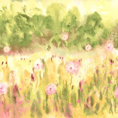 Fototapet Meadow, Raspberry & Citrine, Ohpopsi, 7.2mp / rolă
