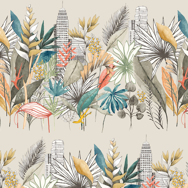 Urban Tropic, Parchment, Ohpopsi