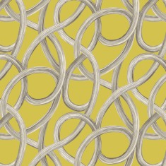 Tapet Twisted Geo, Chartreuse, Ohpopsi