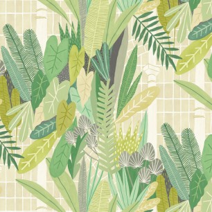 Tapet Glasshouse, Sage & Chartreuse, Ohpopsi