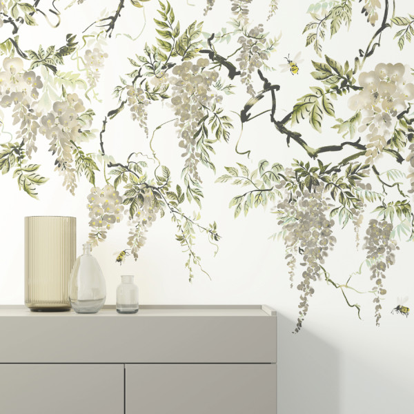 Trailing Wisteria, Linen, Ohpopsi, 7.2mp / rolă