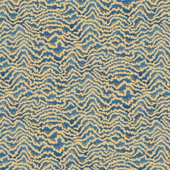 Tapet Contour, Denim & Ochre, Ohpopsi