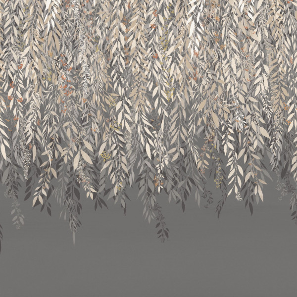 Cascading Willow, Charcoal, Ohpopsi, 5mp / rolă