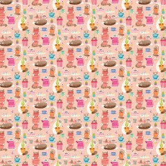 Tapet Kitten Kaboodle, Watermelon, Ohpopsi