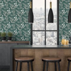 Tapet Toucan Toile, Rainforest Green, Ohpopsi