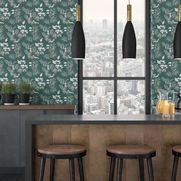 Toucan Toile, Rainforest Green, Ohpopsi