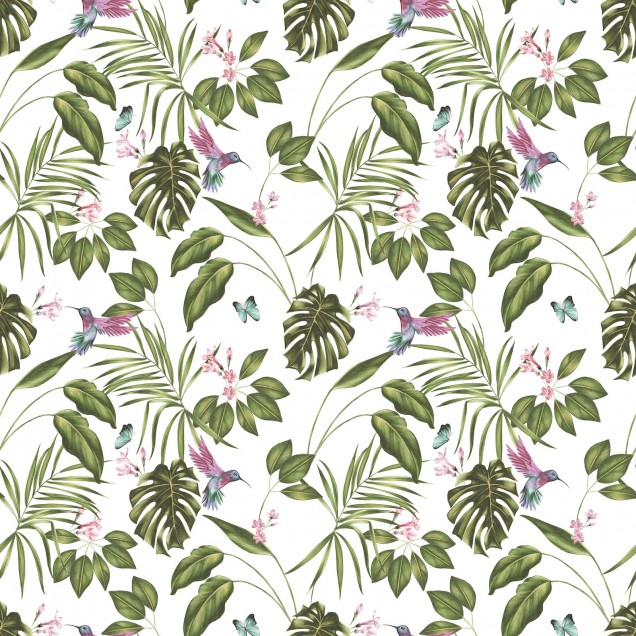 Tapet Ohpopsi OHP-WLD53114W. Conține culorile: Verde, Verde Mai, Verde, Verde Măsliniu, Alb, Alb Trafic, Verde, Verde Pastel, Violet, Violet Erica