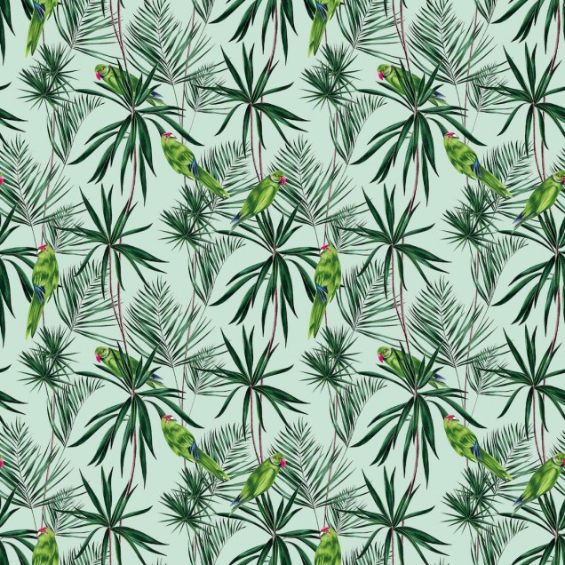 Tapet Ohpopsi OHP-WLD53124W. Conține culorile: Verde, Verde Pastel, Verde, Verde Perlă, Verde, Verde-Galben, Verde, Verde Semnal, Negru, Negru Închis