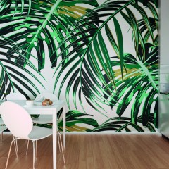 Fototapet Tropical Leaves L, Emerald, Origin Murals, 350x280cm